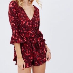 Free People Floral Romper